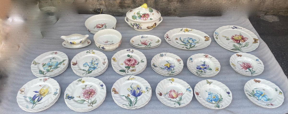 1970/80′ Villeroy & Boch “bouquet” Service 44 Pieces-photo-4