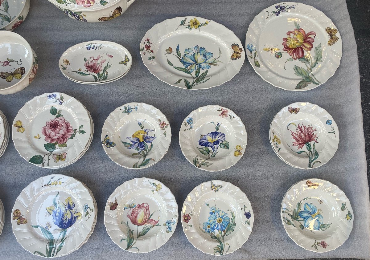 1970/80′ Service « Bouquet » Villeroy & Boch 44 Pièces-photo-3
