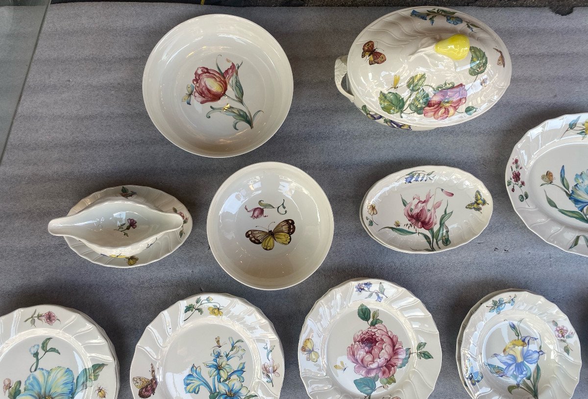 1970/80′ Service « Bouquet » Villeroy & Boch 44 Pièces-photo-4