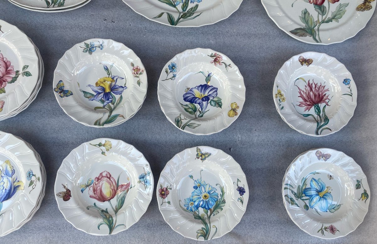 1970/80′ Villeroy & Boch “bouquet” Service 44 Pieces-photo-5