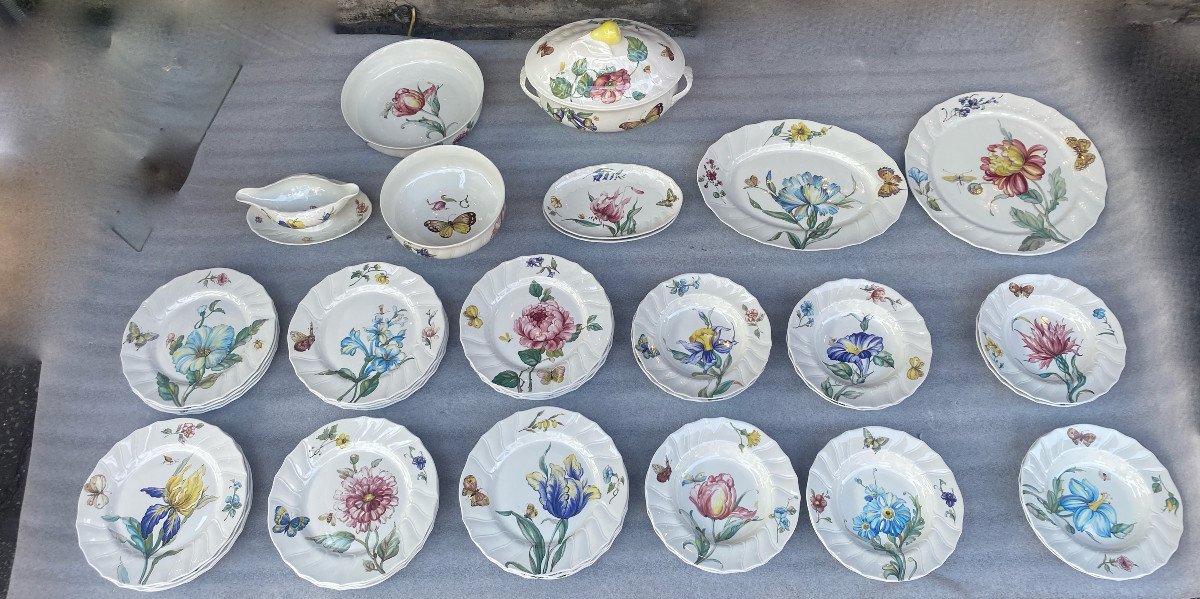 1970/80′ Service « Bouquet » Villeroy & Boch 44 Pièces