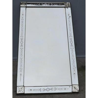 Venice Rectangle Mirror With Square Cabochons