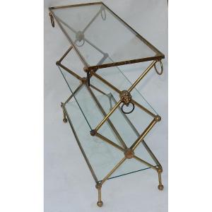 1950/70 ′ Bibus Porte Revue Brass Dlg Maison Jansen Provenance Palace Parisien 81 X 28 Cm