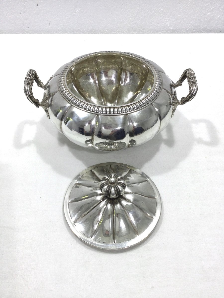 Sugar Bowl In Sterling Silver-photo-3