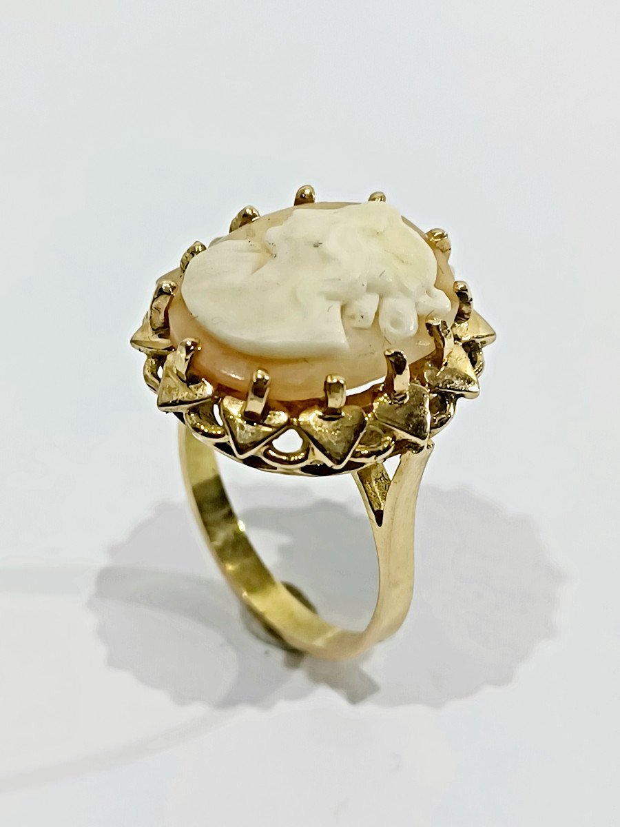 Rose Gold Cameo Ring-photo-4