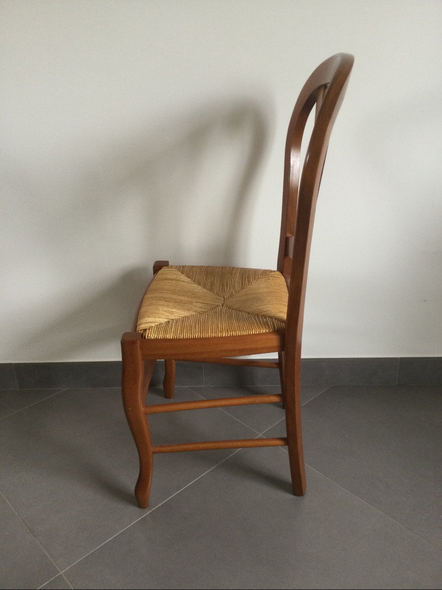 Series Of 4 Chairs In Cherry-photo-2