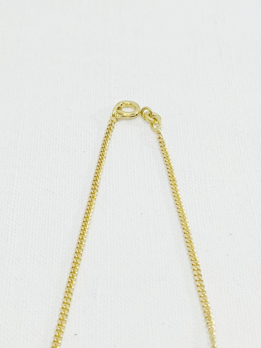 Curb Link Gold Chain-photo-3