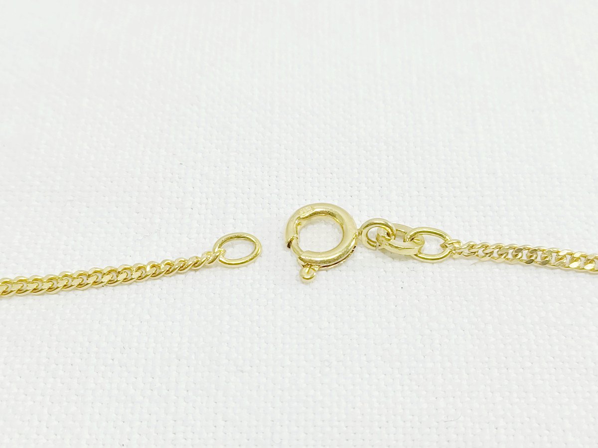 Curb Link Gold Chain-photo-2