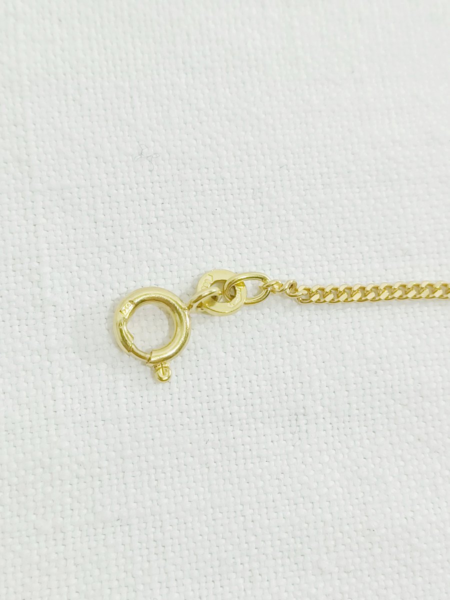 Curb Link Gold Chain-photo-3