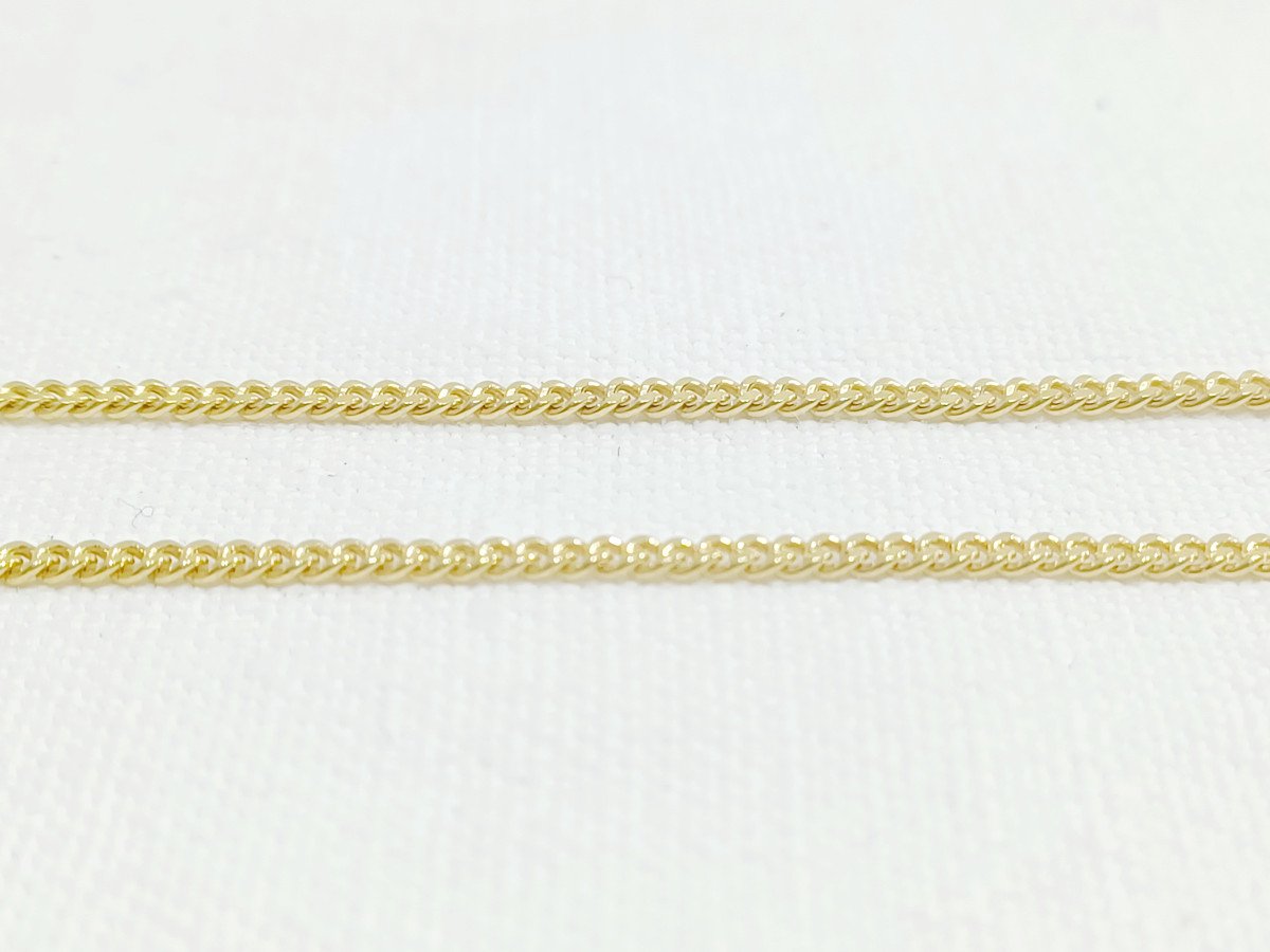Curb Link Gold Chain-photo-5