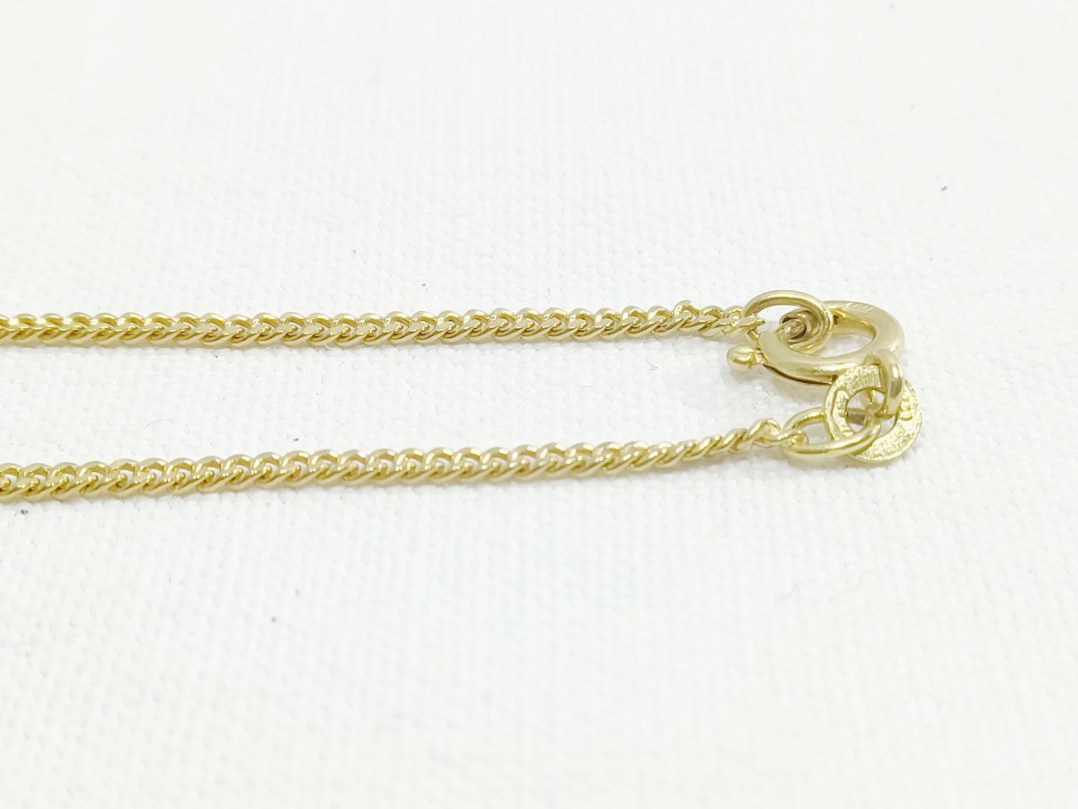 Curb Link Gold Chain-photo-6
