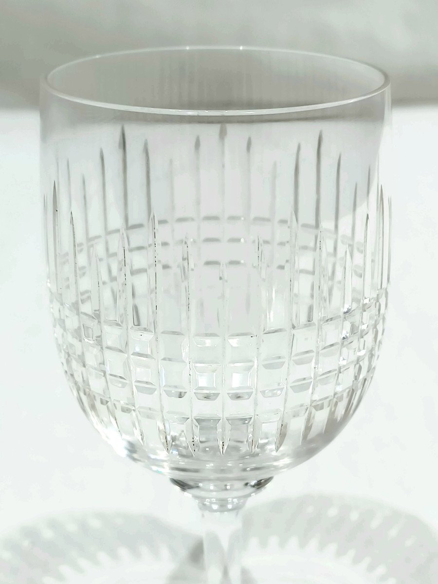 Baccarat - 8 Nancy Liqueur Glasses-photo-3