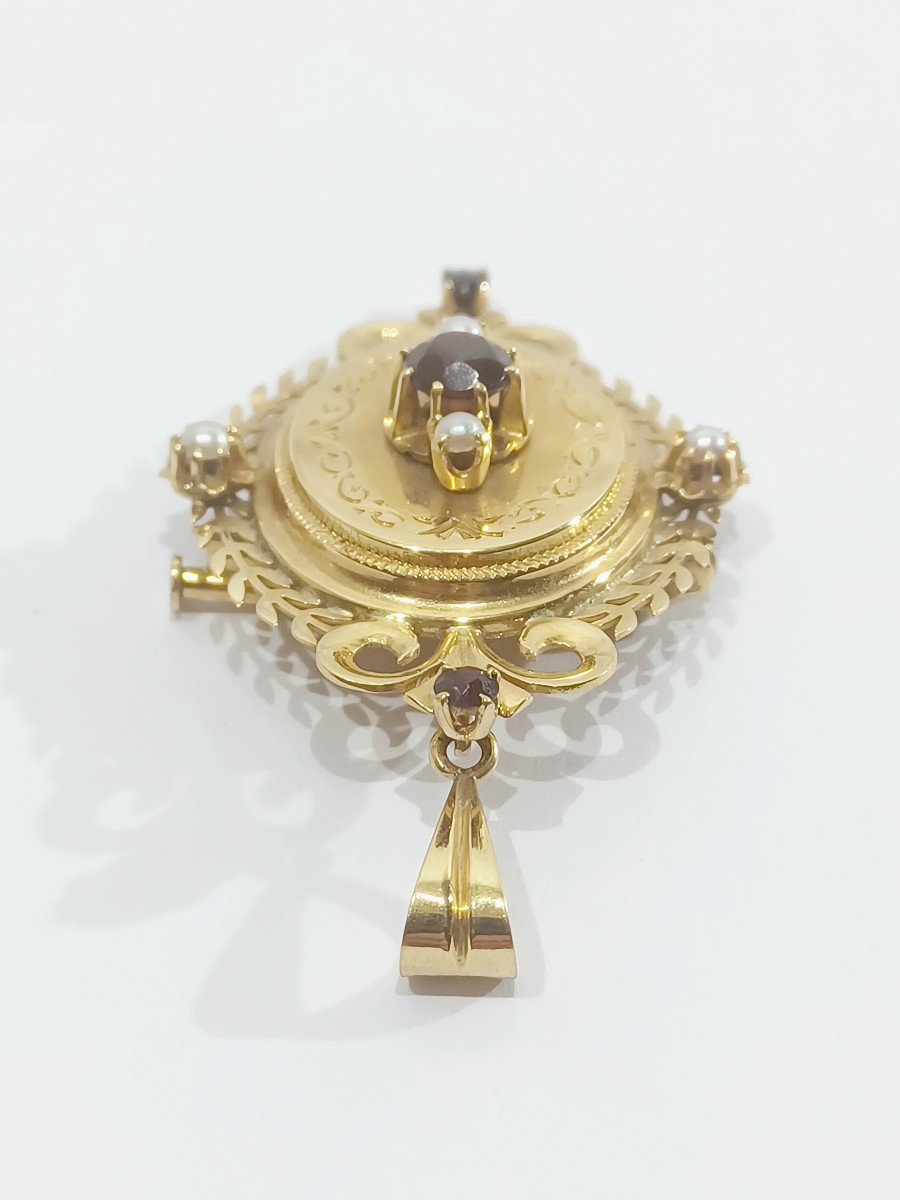 Napoleon III Gold Pendant-photo-4