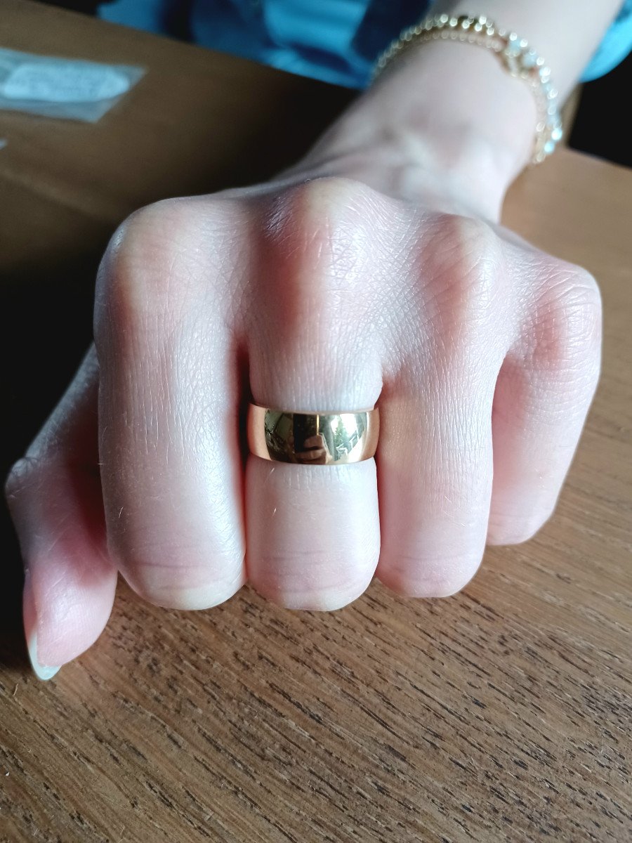 Women's Gold Wedding Ring-photo-8