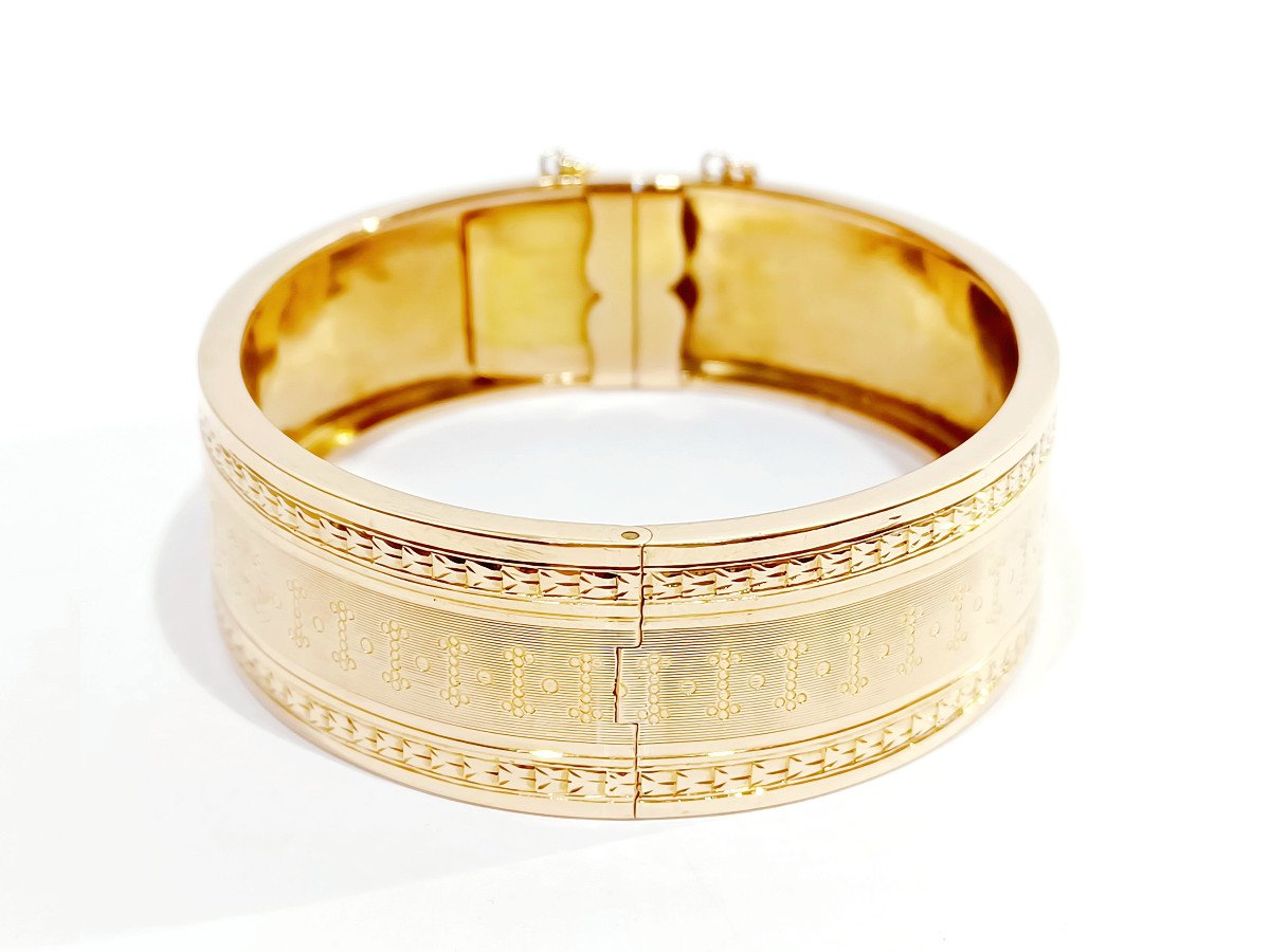 Bracelet Or Rose Napoléon III-photo-3