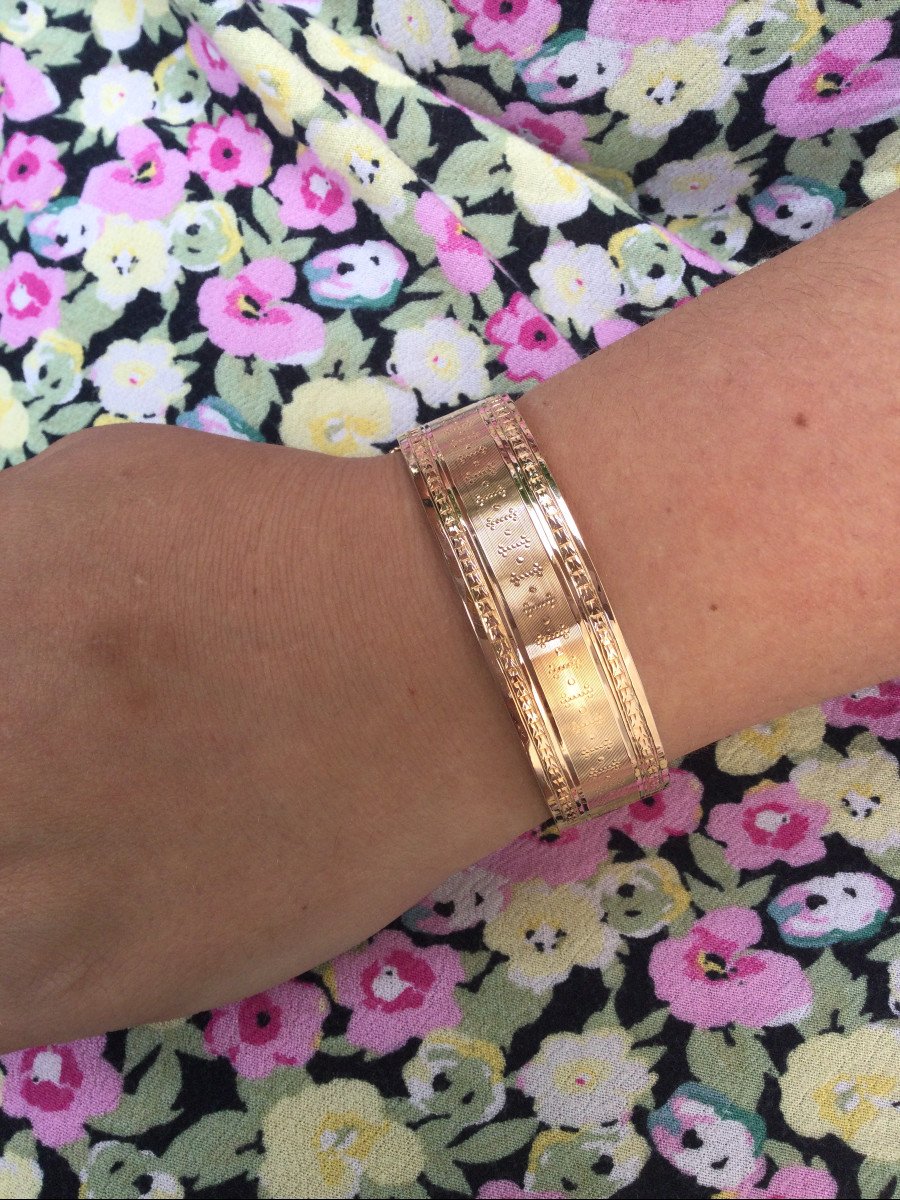 Bracelet Or Rose Napoléon III-photo-7