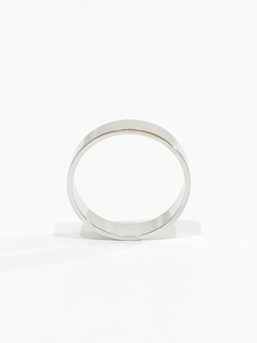 White Gold Wedding Ring-photo-4