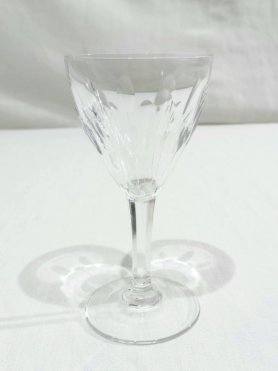 Val Saint Lambert - 12 Verres à Liqueur Nestor Hamlet-photo-1