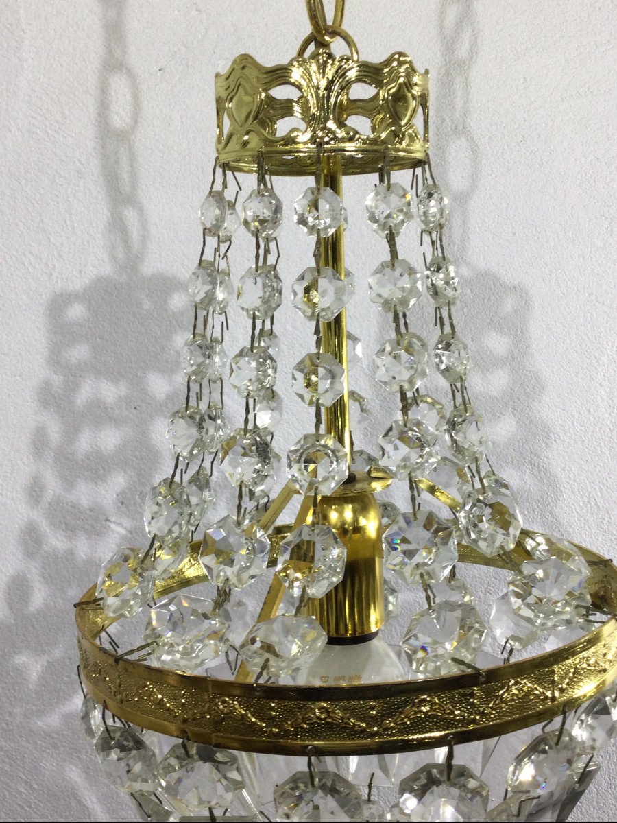 1 Light Hot Air Balloon Chandelier-photo-3