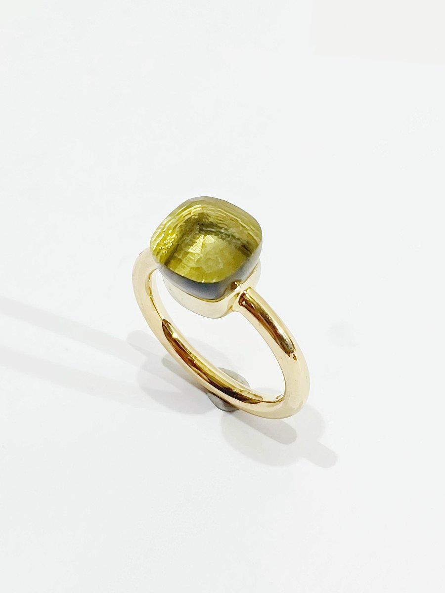 Pomellato - Gold And Citrine Ring-photo-3