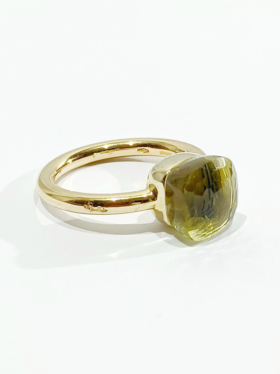 Pomellato - Gold And Citrine Ring-photo-5