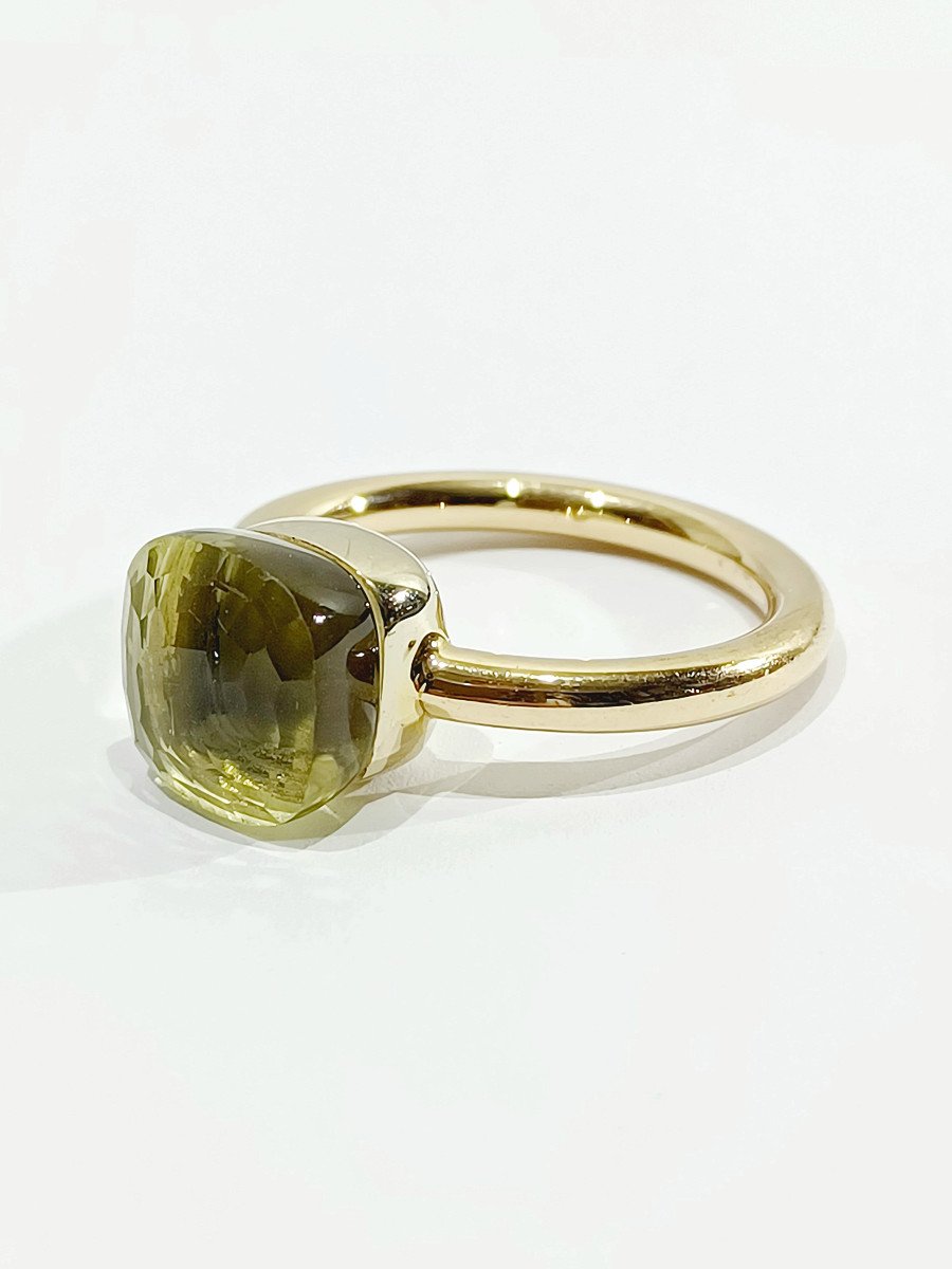 Pomellato - Gold And Citrine Ring-photo-6