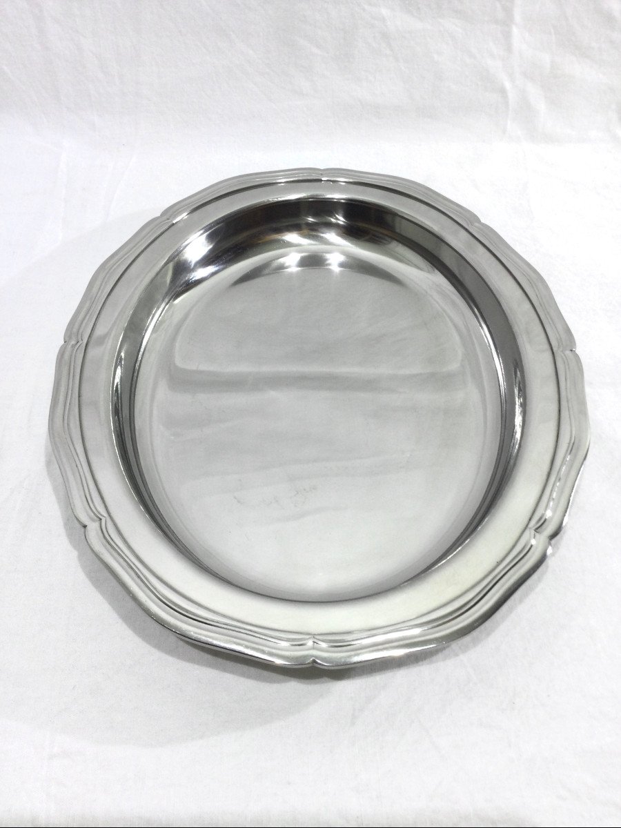 Silver Metal Serving Dish-photo-3