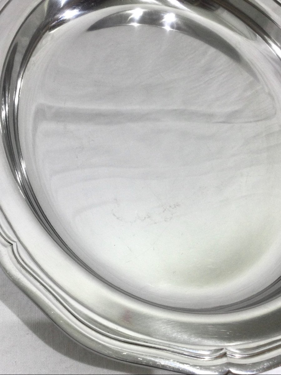 Silver Metal Serving Dish-photo-4