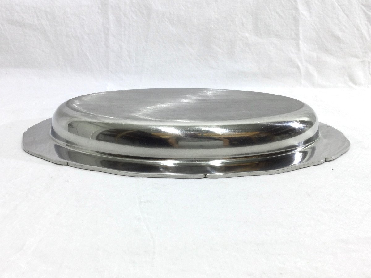 Silver Metal Serving Dish-photo-6