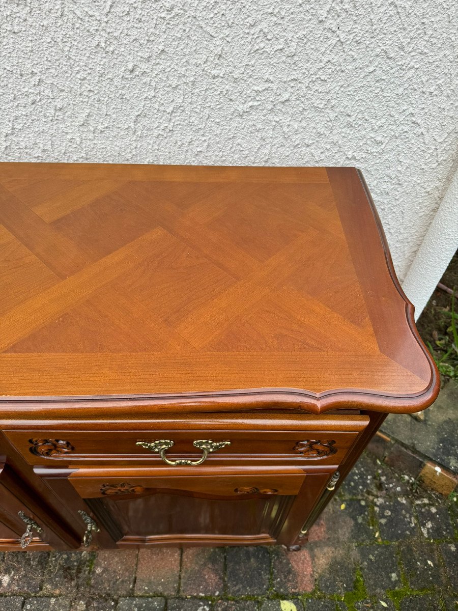 Louis XV Style Buffet In Cherry-photo-2