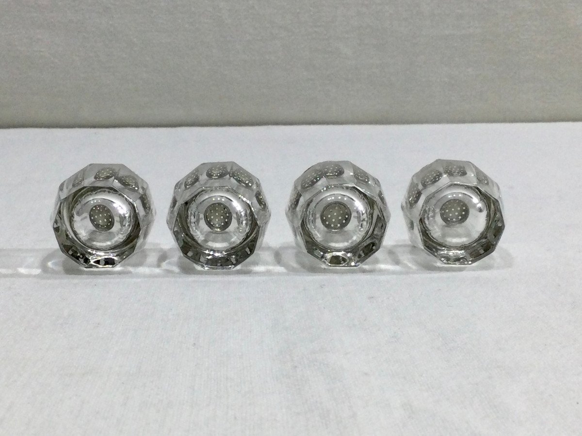 Boulenger – 4 Salt Cellars In Sterling Silver “-photo-1