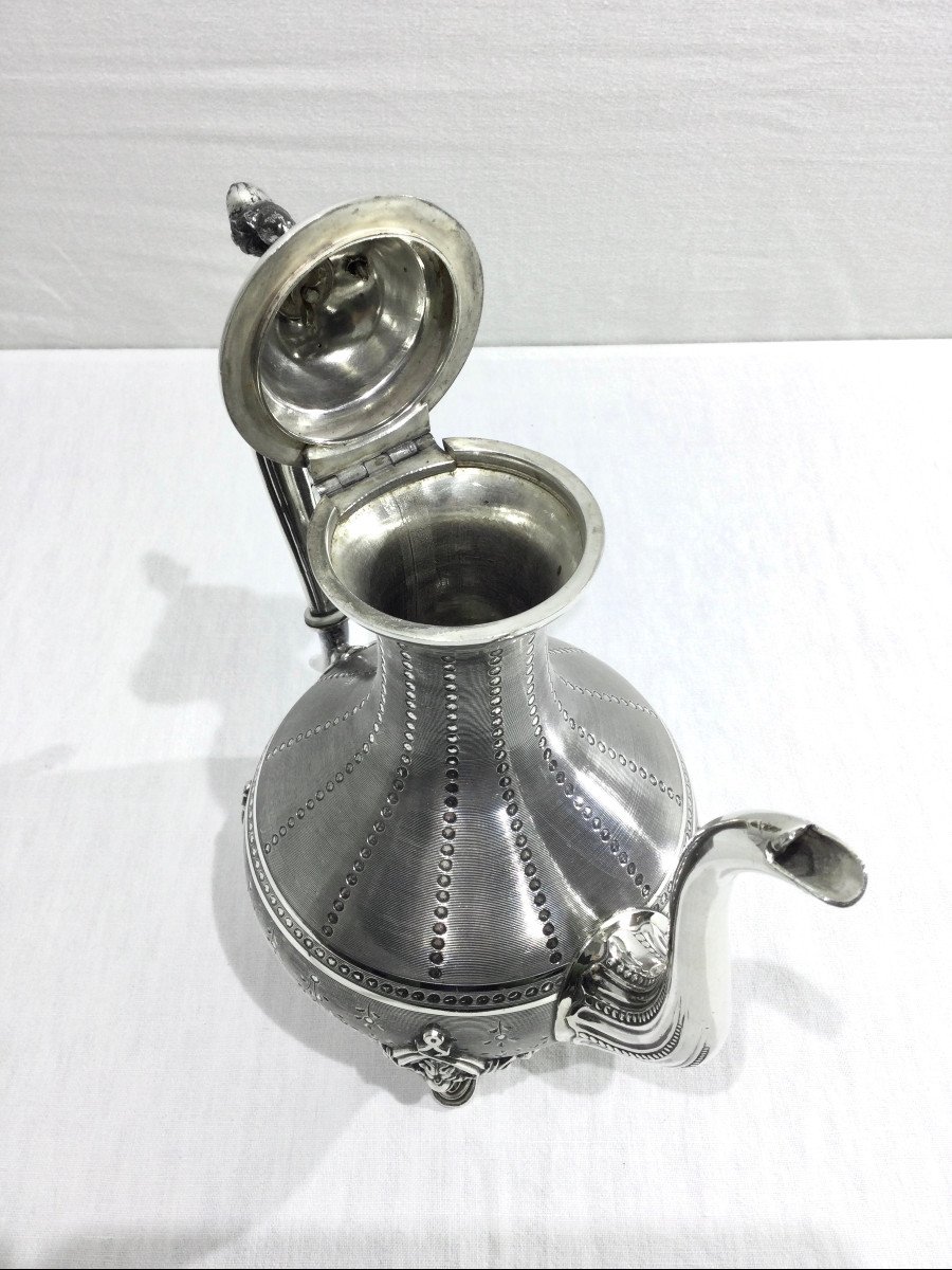 Silver Metal Teapot-photo-6