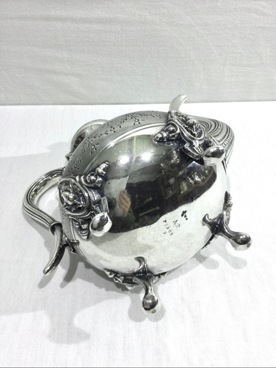 Silver Metal Teapot-photo-8