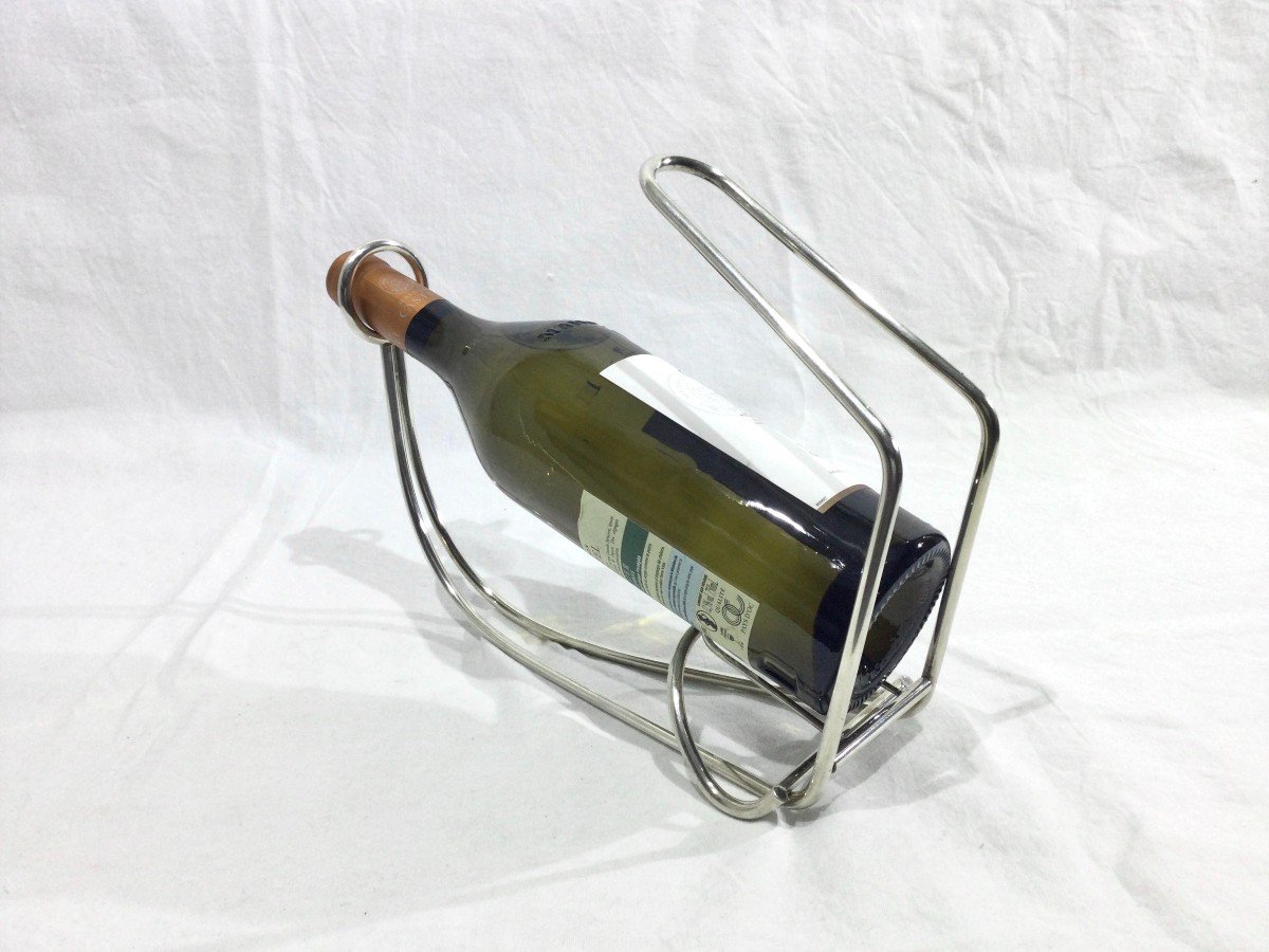 Silver Metal Bottle Holder-photo-3