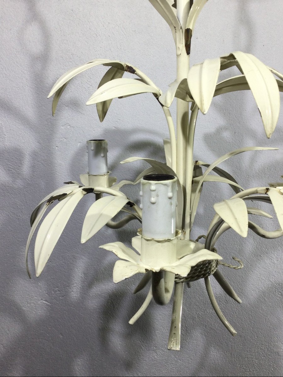 3-light Leaf Chandelier-photo-4