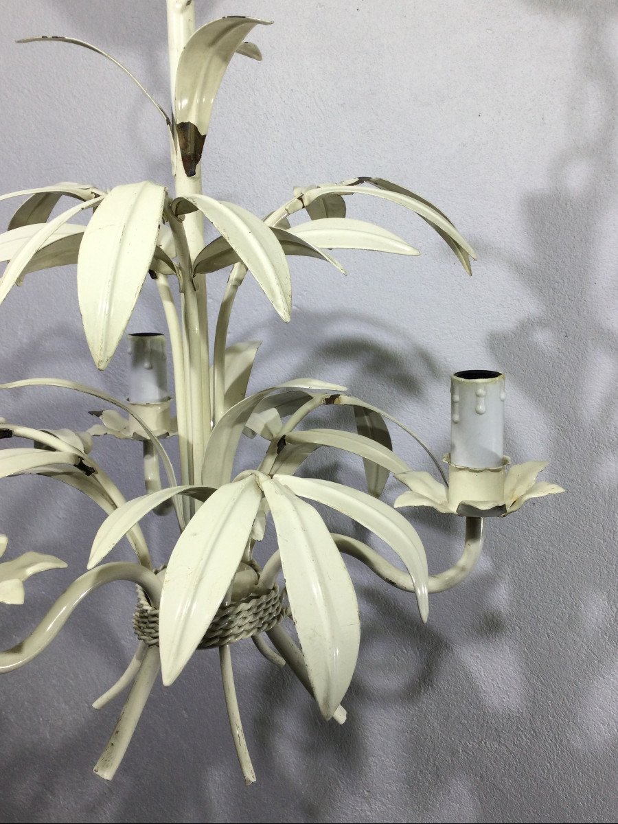 3-light Leaf Chandelier-photo-5