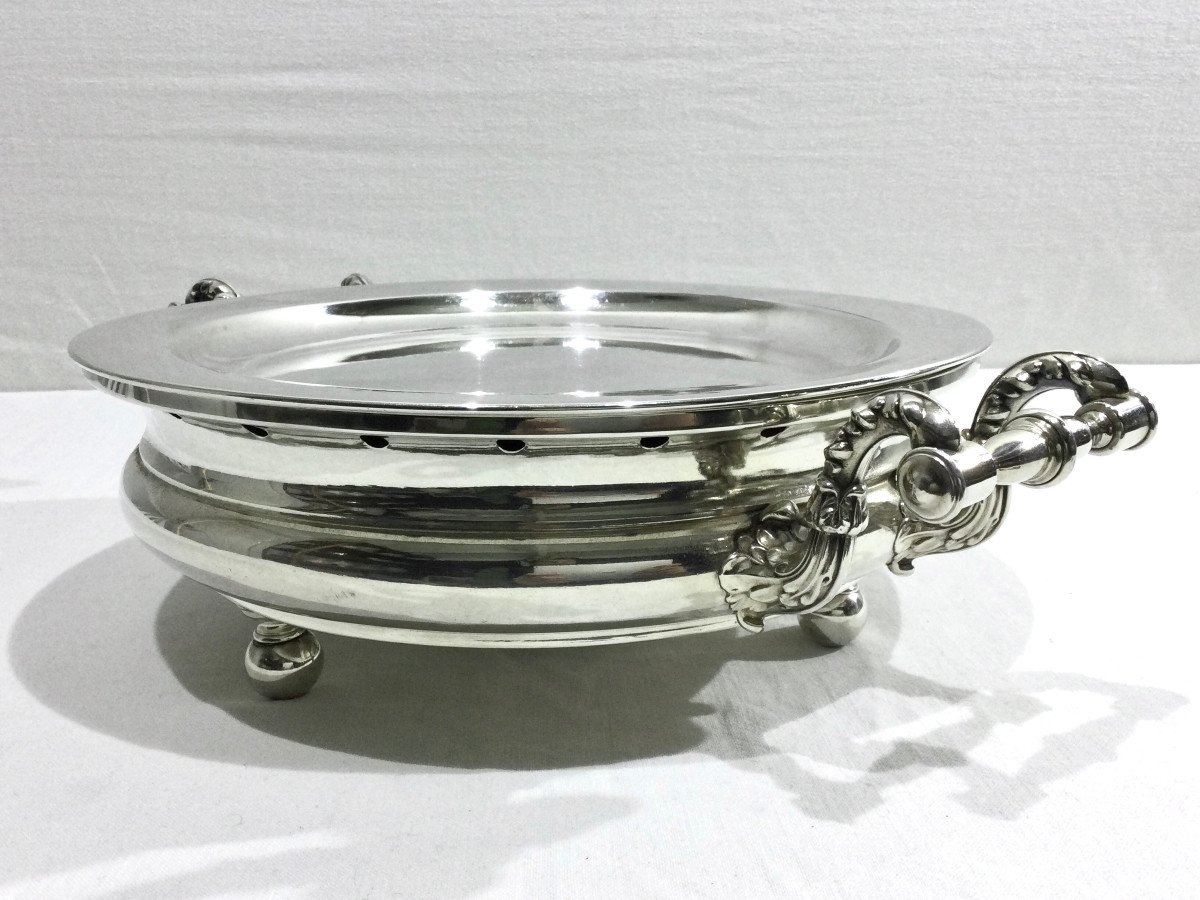 Charles Balaine - Lined Metal Dish Warmer-photo-3