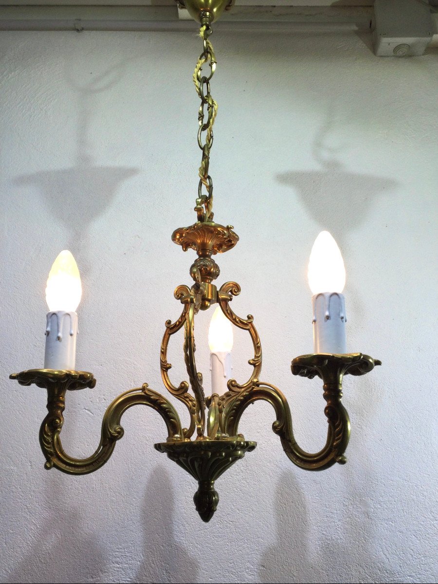 Lustre Cage 3 Lumières 