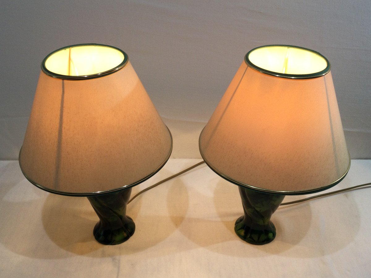 L. Drimmer - Pair Of Lamps -photo-7