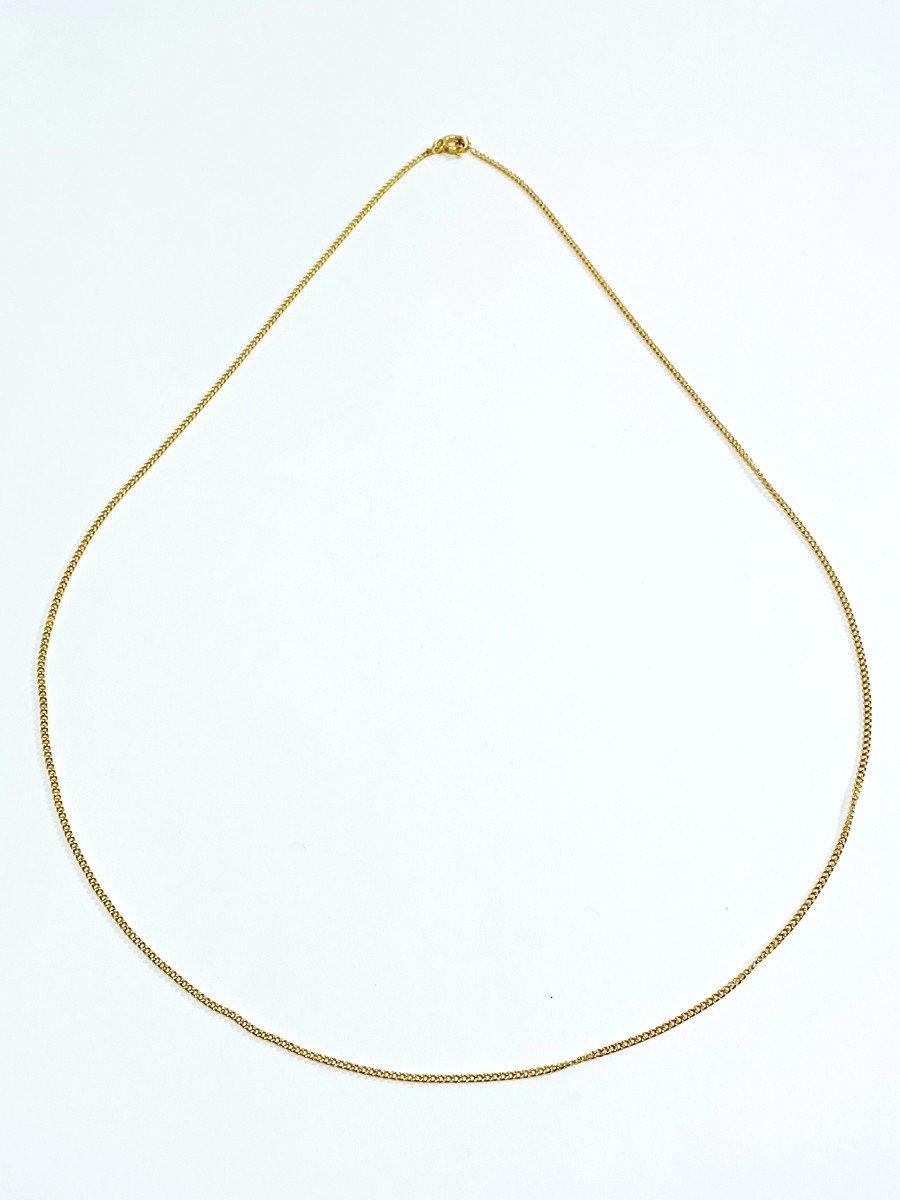 Curb Link Gold Chain   