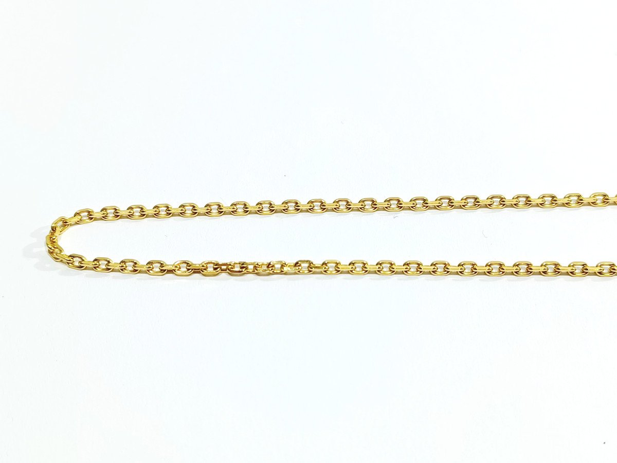 Gold Chain Forçat Mesh   -photo-3