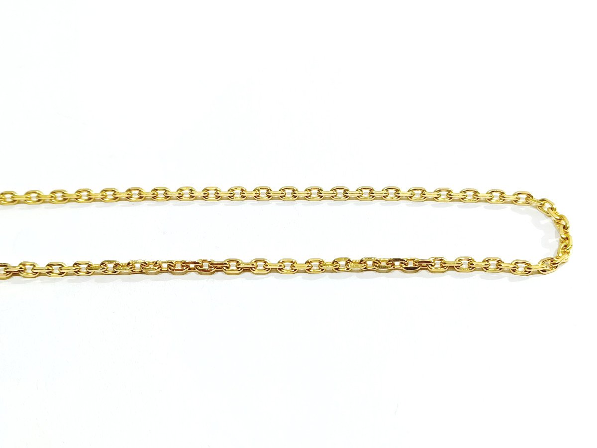 Gold Chain Forçat Mesh   -photo-5