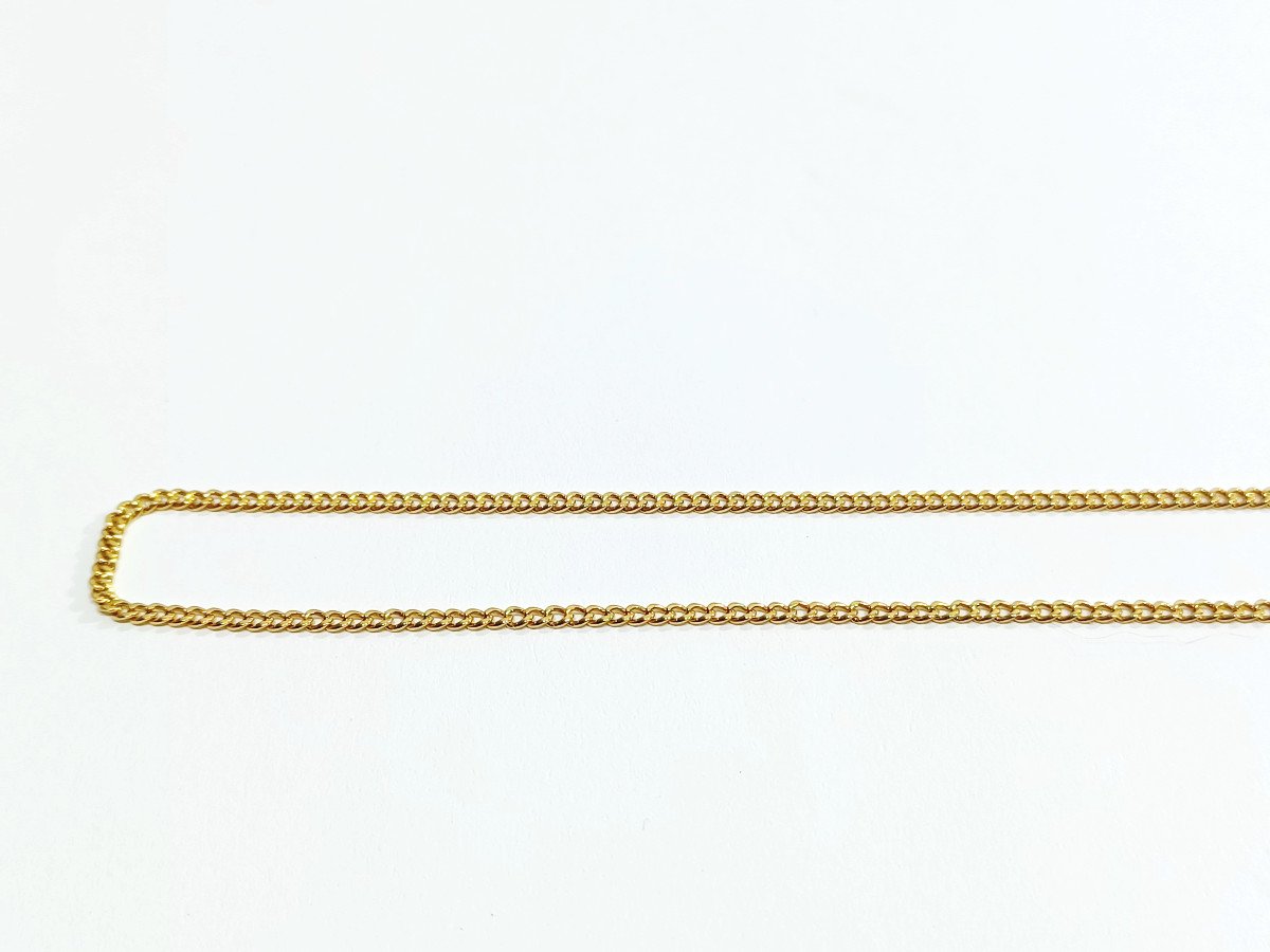 Curb Link Gold Chain	   -photo-3