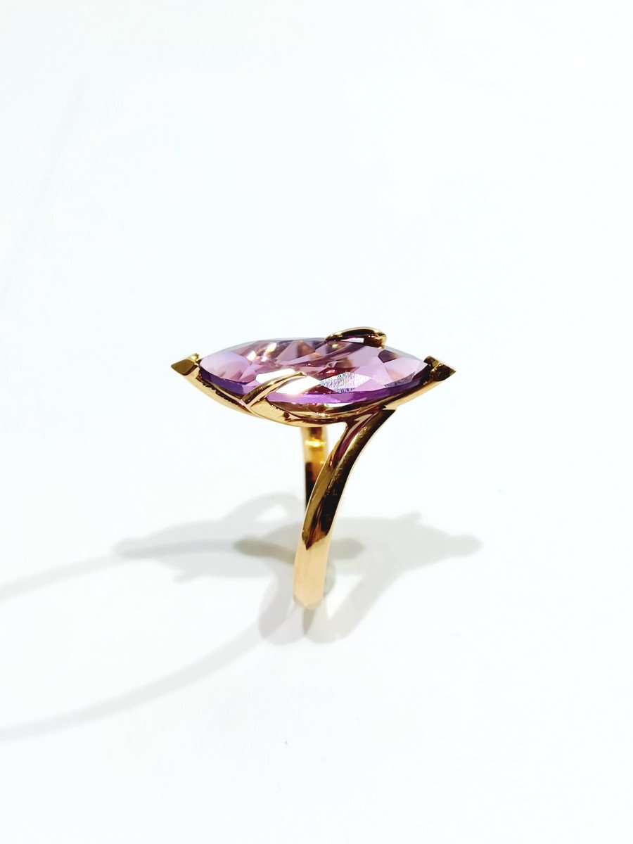 Amethyst And Gold Ring -photo-3
