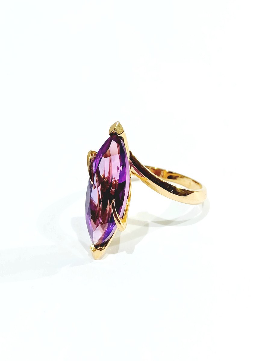 Amethyst And Gold Ring -photo-5