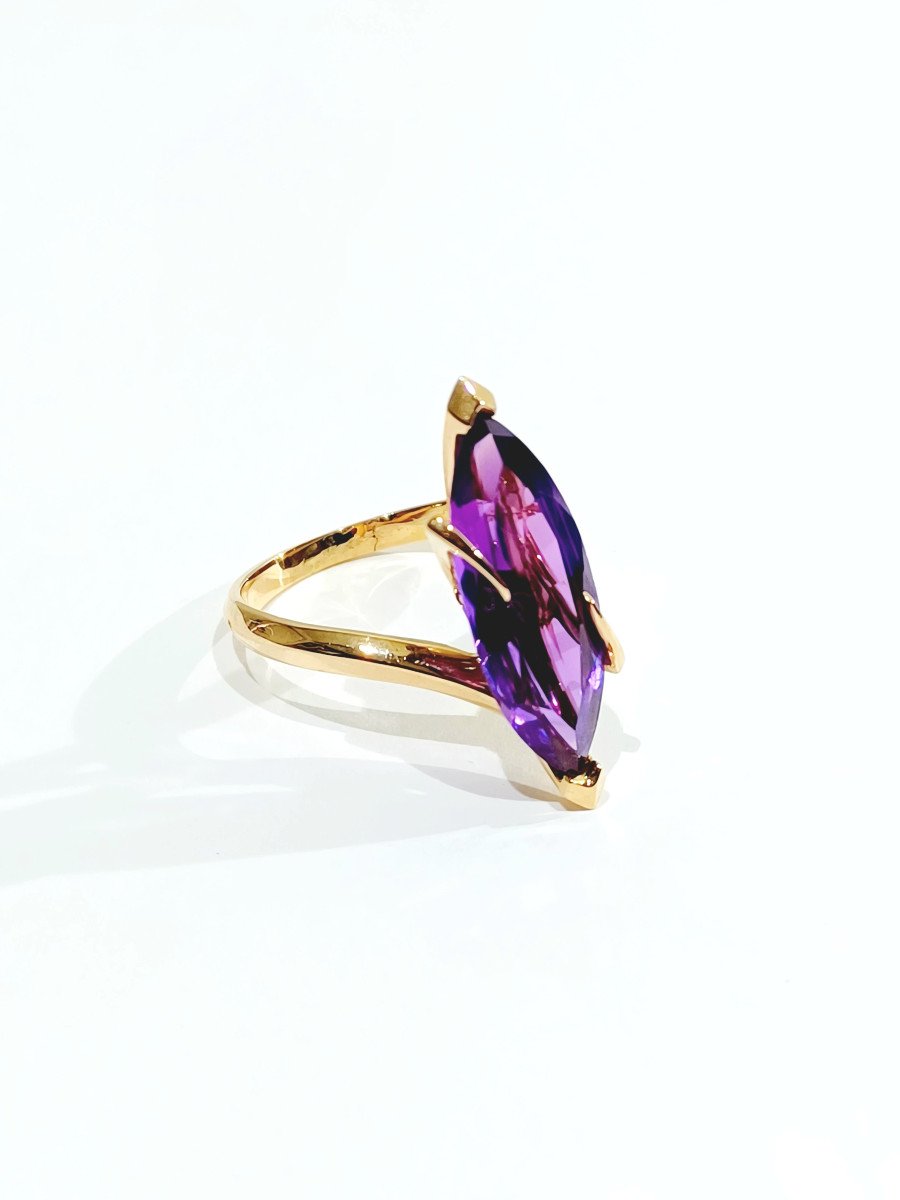 Amethyst And Gold Ring -photo-6