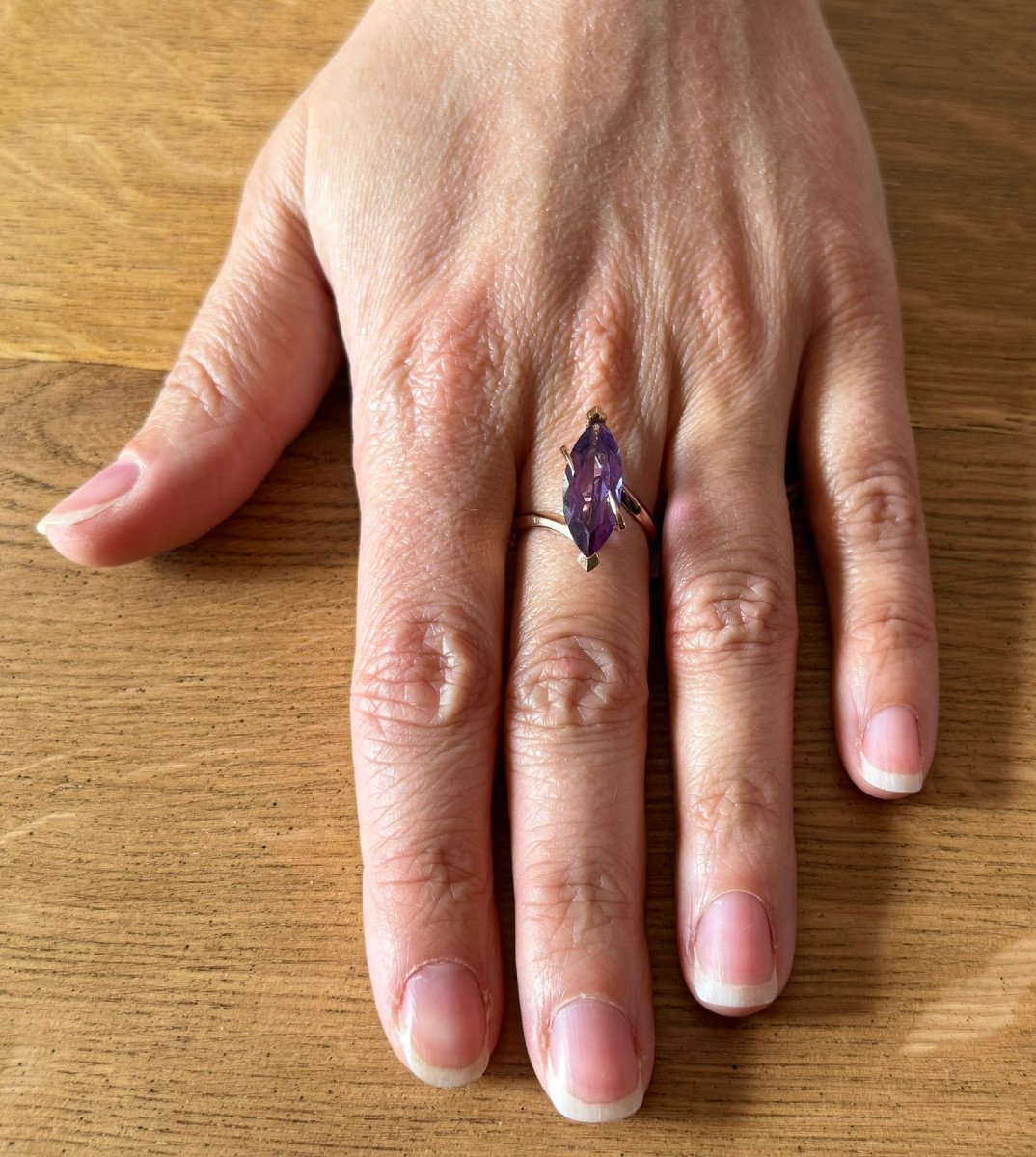 Amethyst And Gold Ring -photo-7