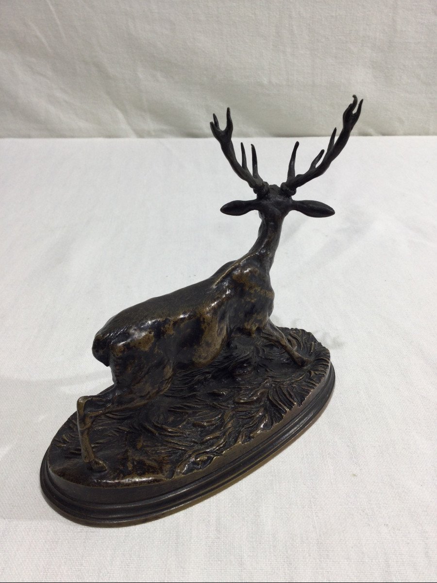 Pierre-jules Mêne - Bronze Stag-photo-4