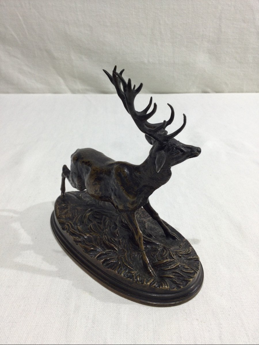 Pierre-jules Mêne - Bronze Stag-photo-2