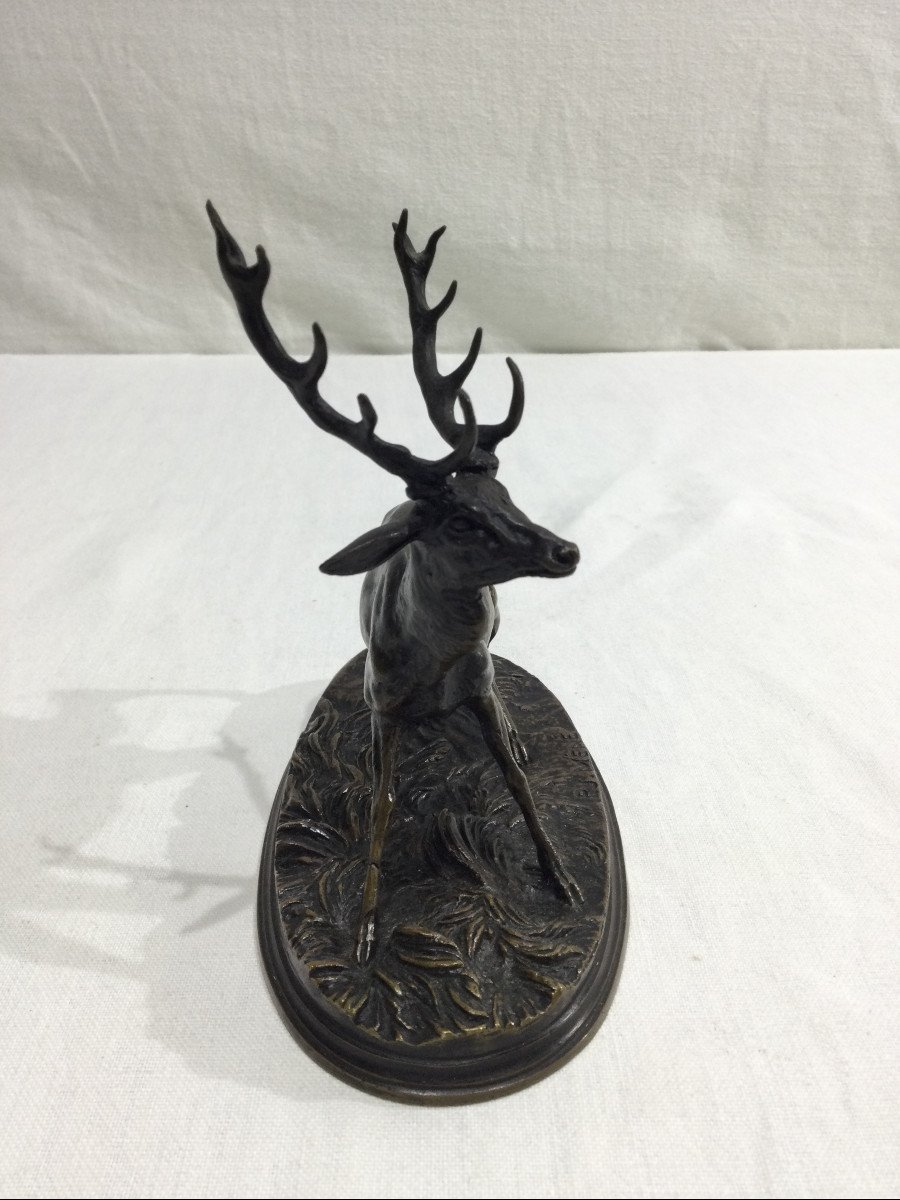 Pierre-jules Mêne - Bronze Stag-photo-3